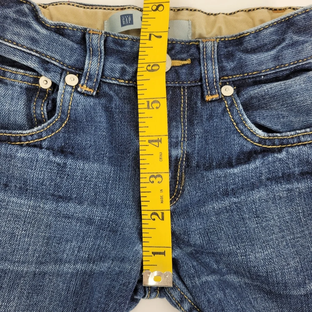 Gap Baby Toddler Jeans Size 2T Distressed Loose Fit Denim Adjustable Waist
